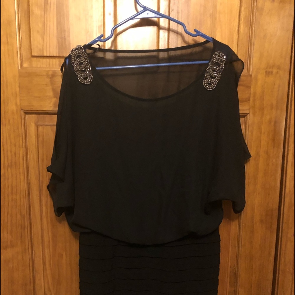 Ladies black cocktail dress